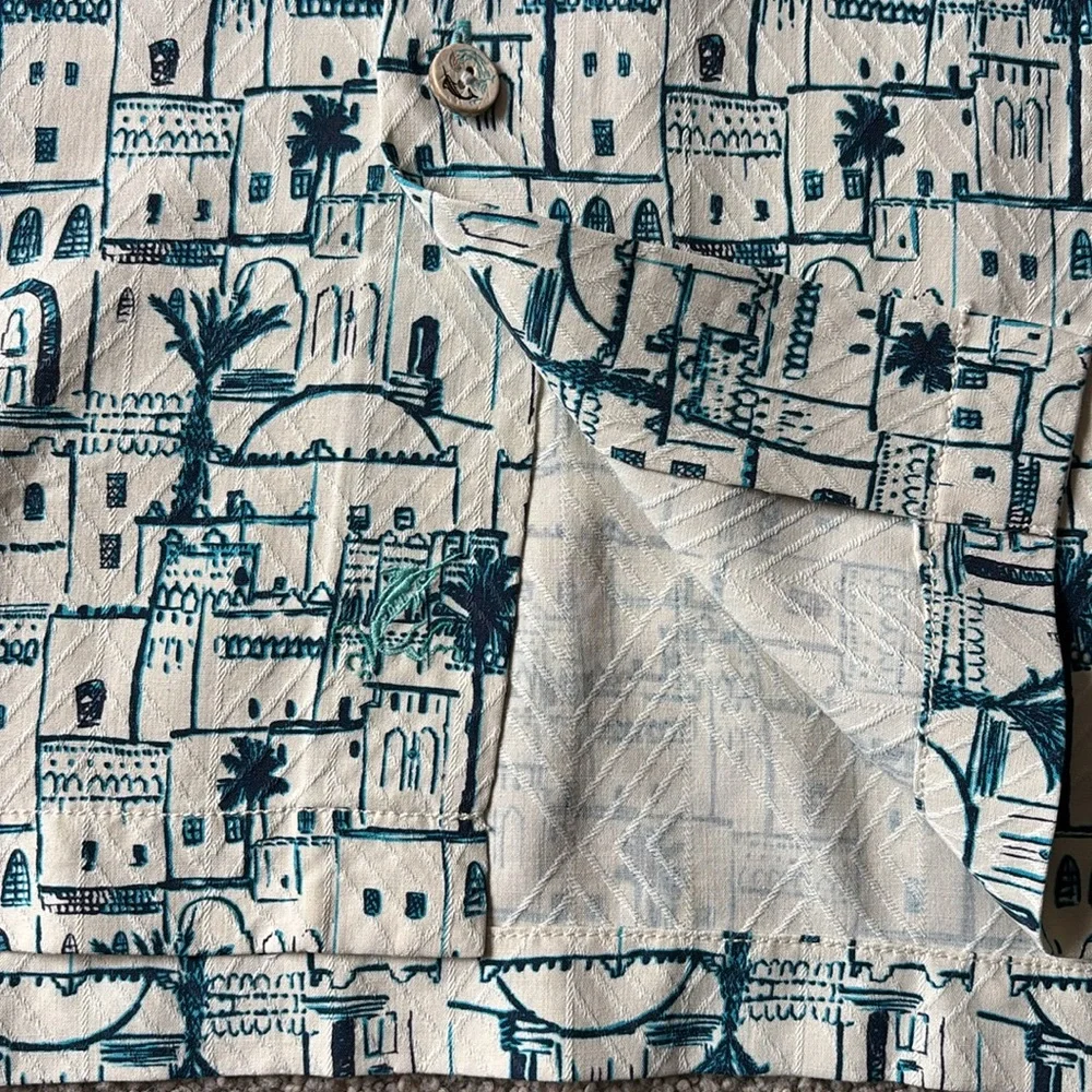 Tommy Bahama Men's 100% Silk Button Up Vacation Shirt XL - Picture 10 of 12